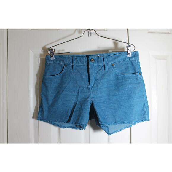 Carve Designs Women's Teal Blue Stretch Corduroy Oahu 4" Shorts sz 6 - Picture 1 of 4